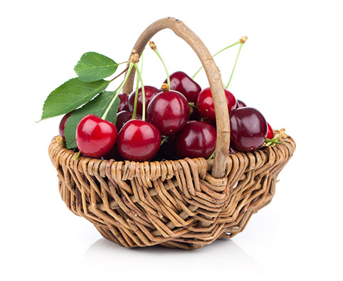 Basket of NZ Cherries